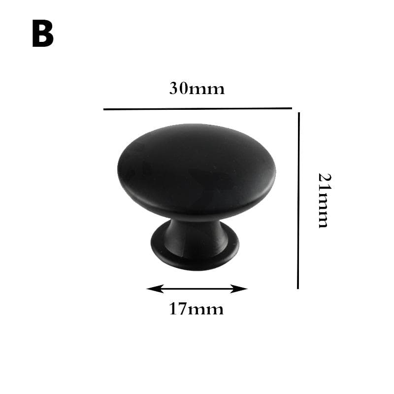 10PCS Hardware Knob for Kitchen Cupboard Knobs Cabinet Handle Pull Door Drawer Office Bathroom B