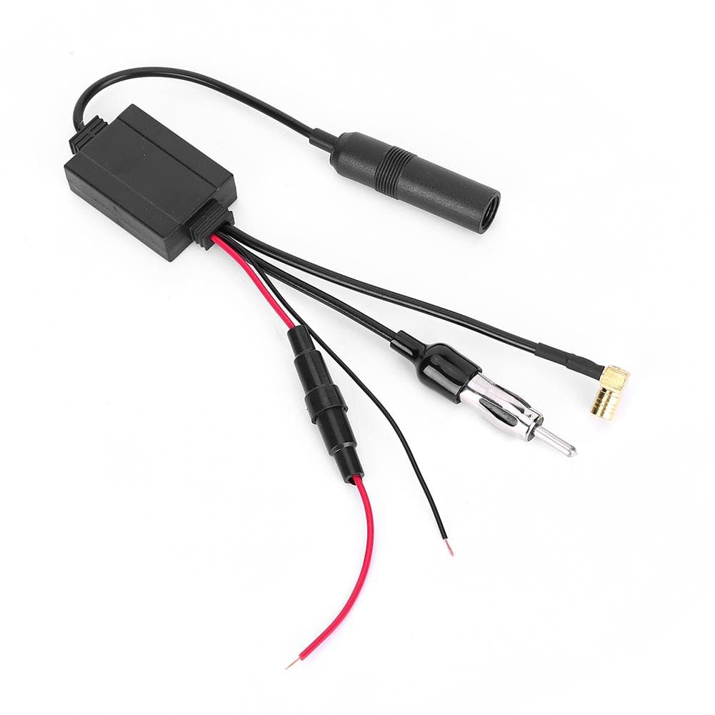 Car DAb Antenna Splitter Digital Radio Signal Reception Amplifier Adapter for Europe
