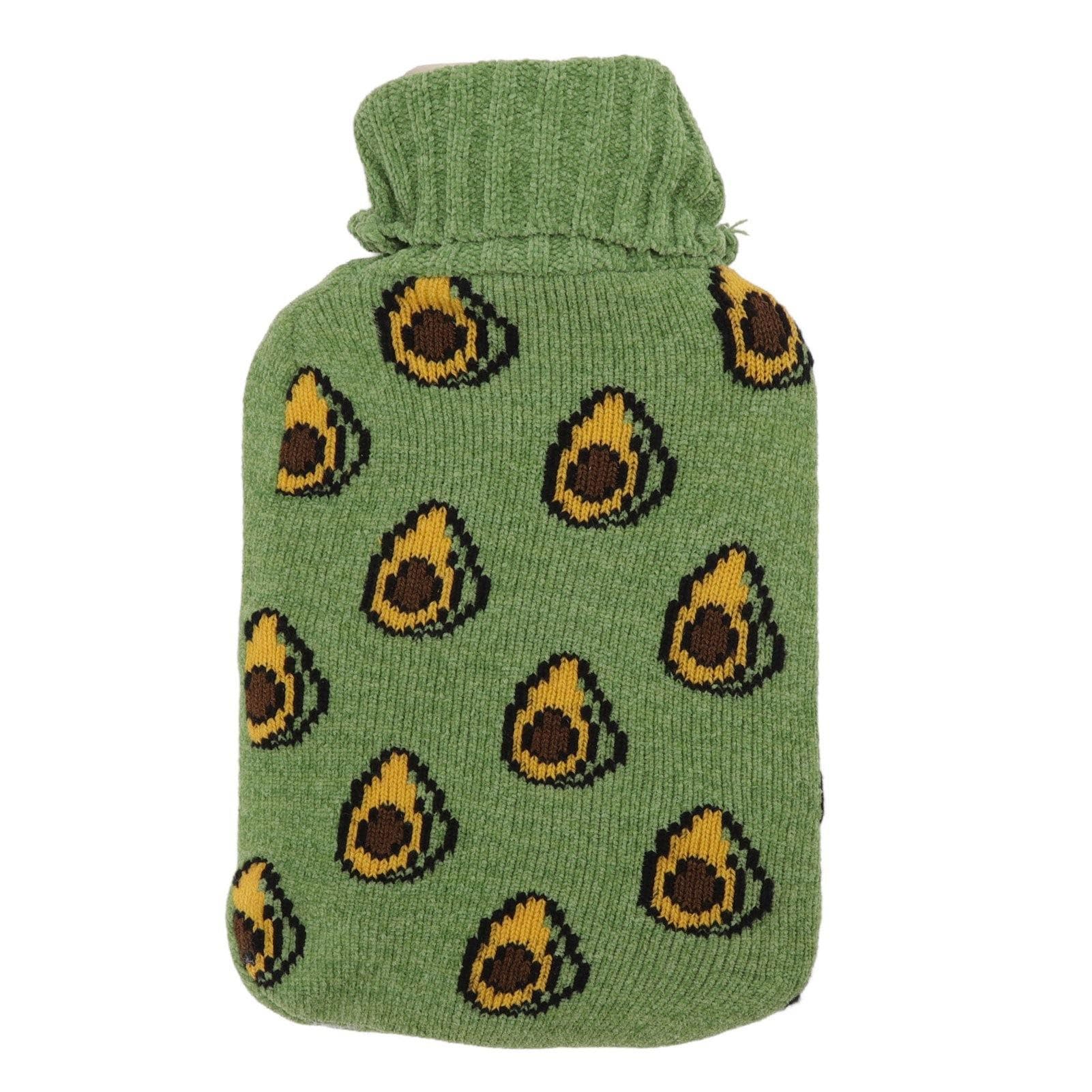 2000ML Hot Water Bottle Hot Water Bag with Soft Knitted Cover for Neck Shoulder Warm for Winter