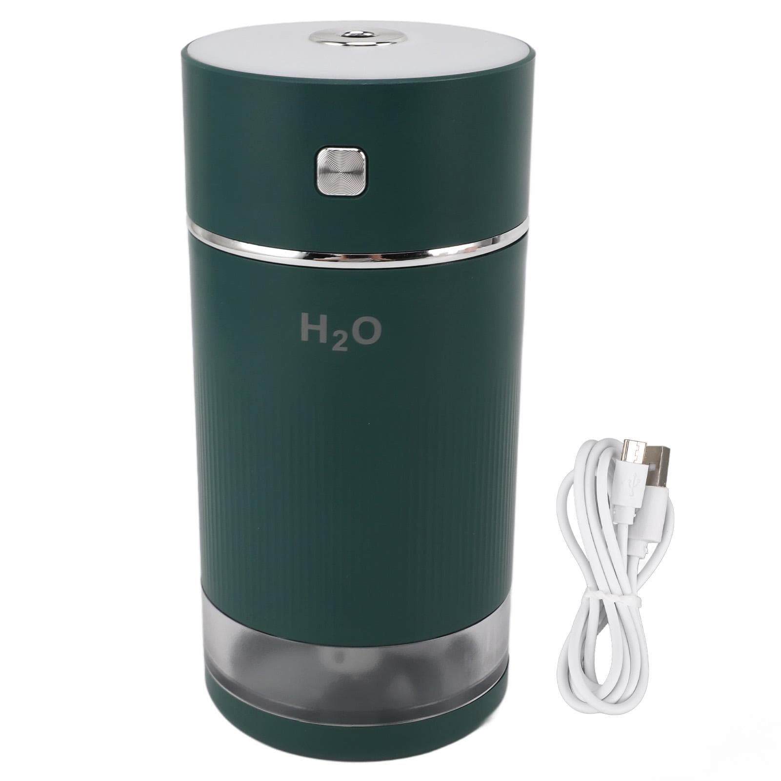 2 in 1 Ultrasound Aromatherapy Humidifier USB Portable Mini Humidifier 240ml Small Cool Mist green