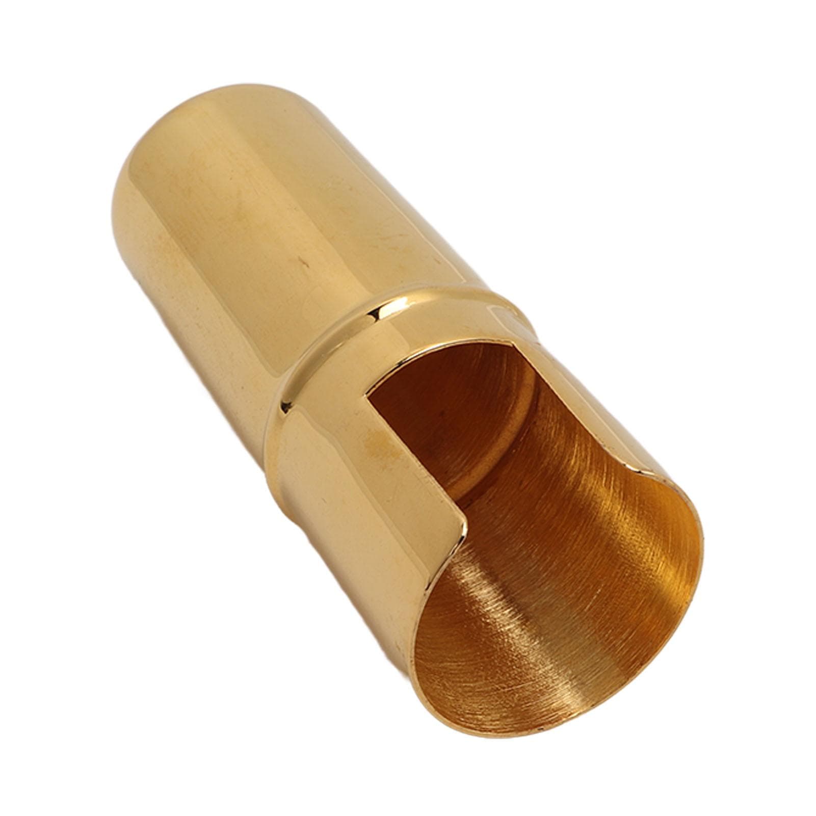 Saxophone Mouthpiece Protective Cap Sax Clarinet Mouth Piece Cover Metal Instrument Accessory