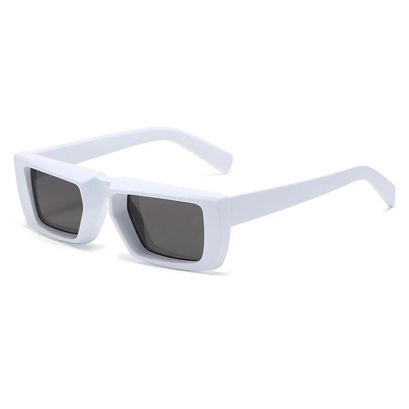 Vintage Rectangle Sunglasses Women Punk Small Frame UV400 Shades Fashion Eyewear Square Glasses Men Trends 1PC