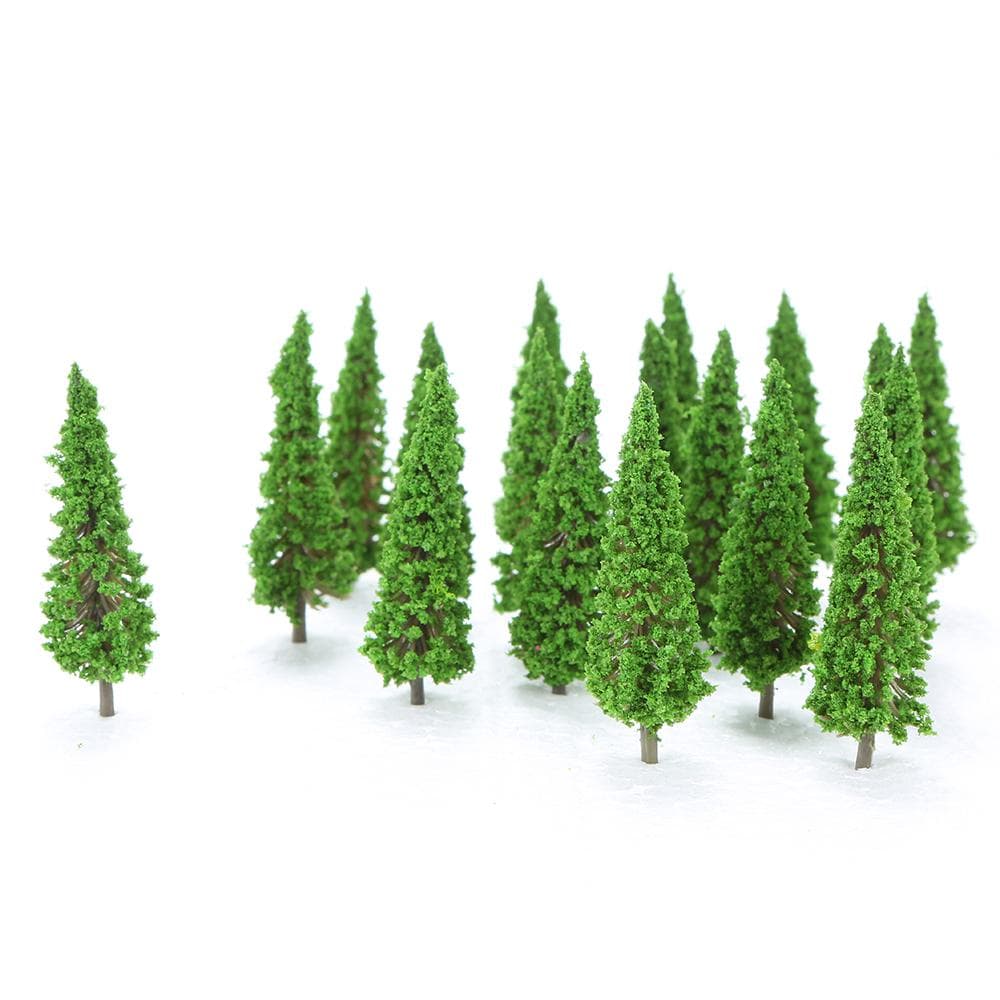 150pcs Mini Architectural Plastic Green Trees Scale Models Garden Tree Toys _GG