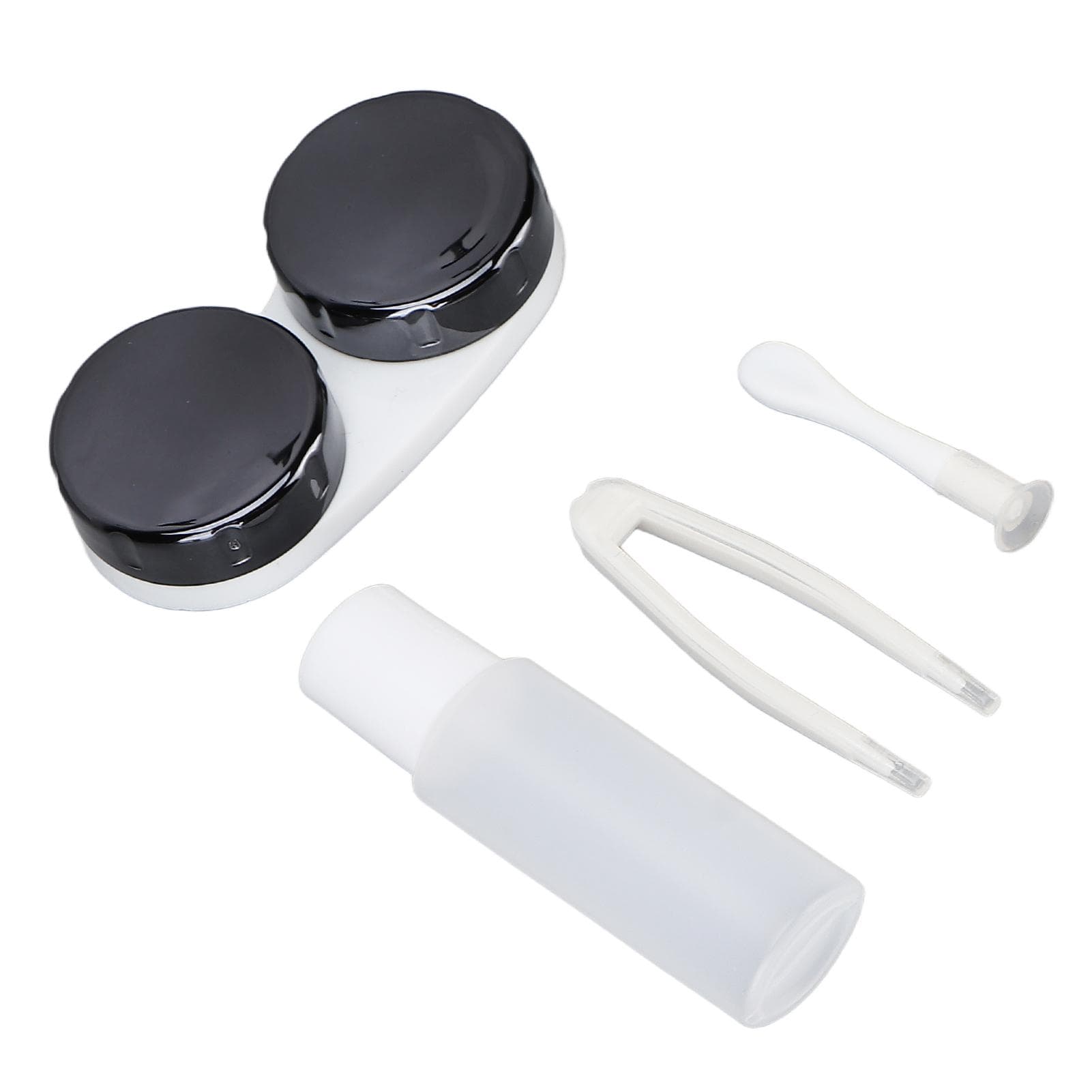Contact Lens Box Kit Tweezers Remover Stick Solution Bottle Portable Contact Lens Storage Case