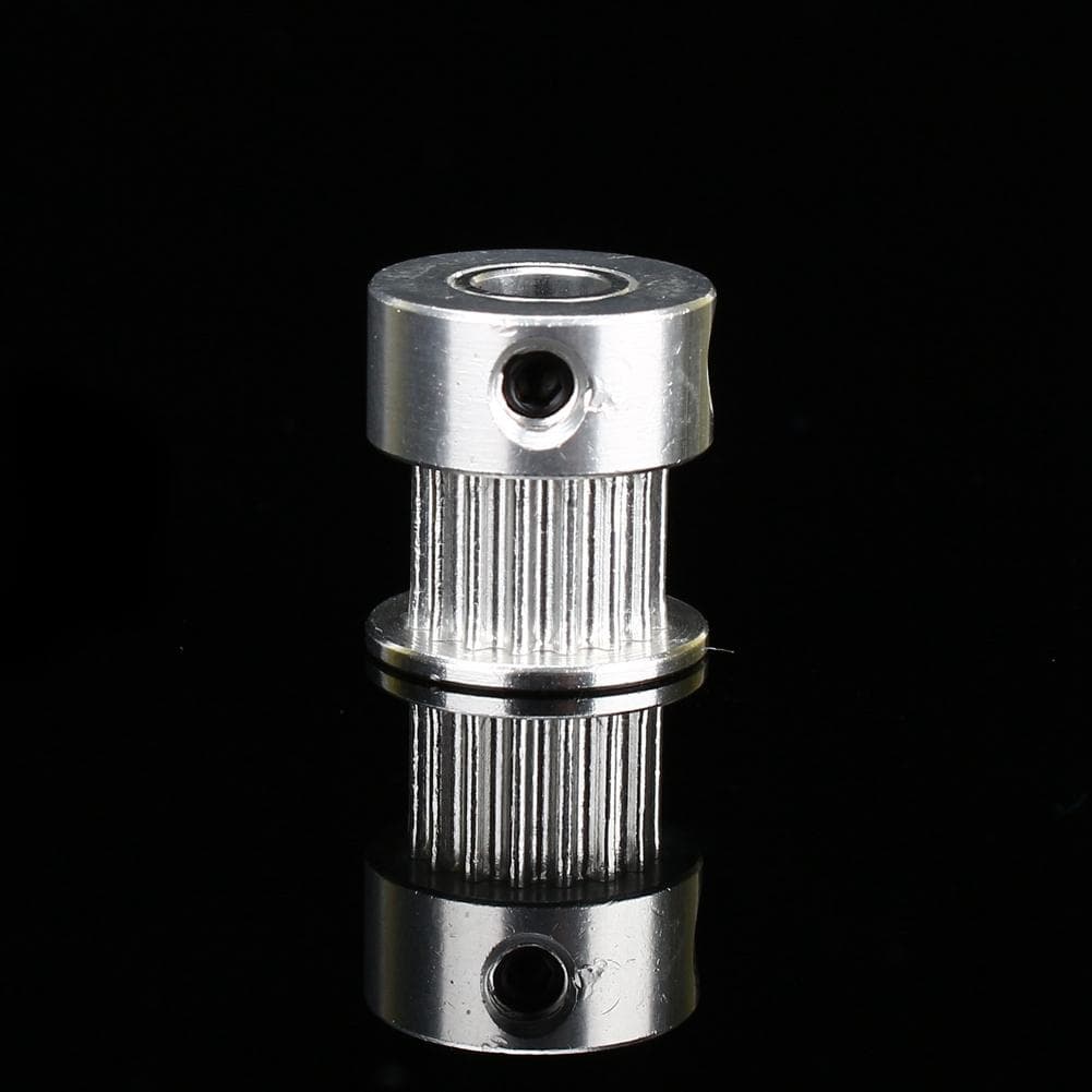 5pcs GT2 16 Teeth 5mm Bore Aluminum Timing Belt Pulley For 3D Printer CNC