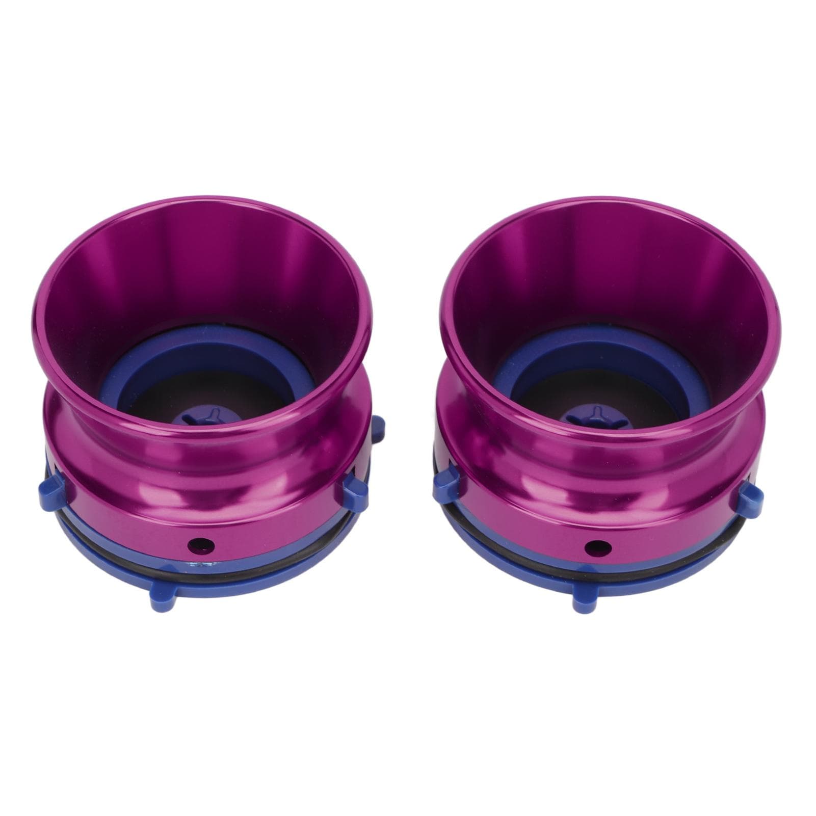 1 Pair NAB Hub Adapters Polished Aluminum Alloy Universal Loading Device 10 Inch Opener for Studer purple