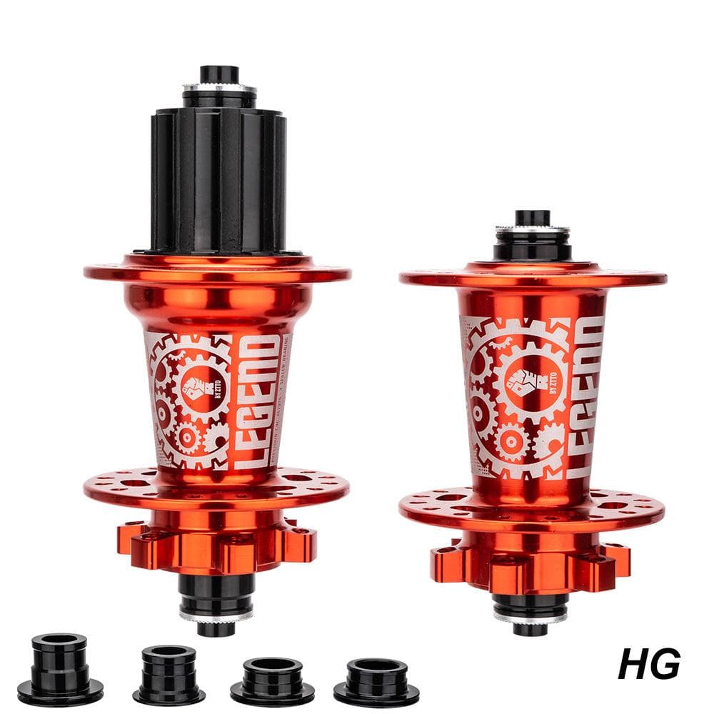 Mountain Bike 6 Pawls Disc Brake Hub 32 Hole Hub for 8/ 9/ 10/ 11/ 12/ 13 Speed Cassette red