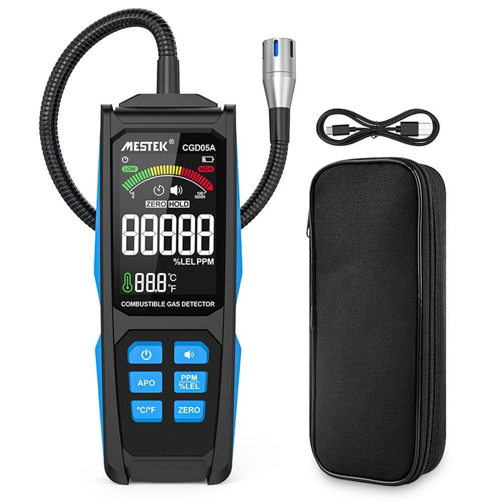 Handheld Combustible Gases Leak Detector Natural Gases Leakage Tester Portable Combustible Gases multicolour