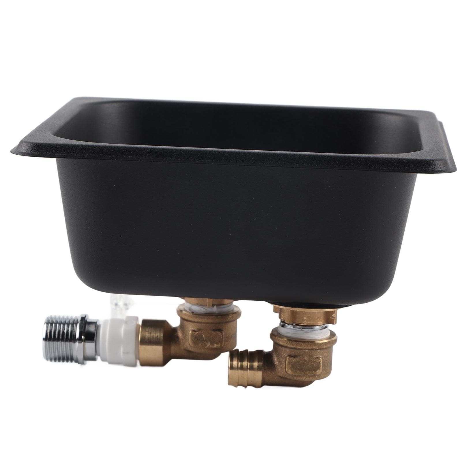 Matte Black Stainless Steel Automatic Cup Rinser Washer Cleaner for Hotel Bar Coffee Tea Shop