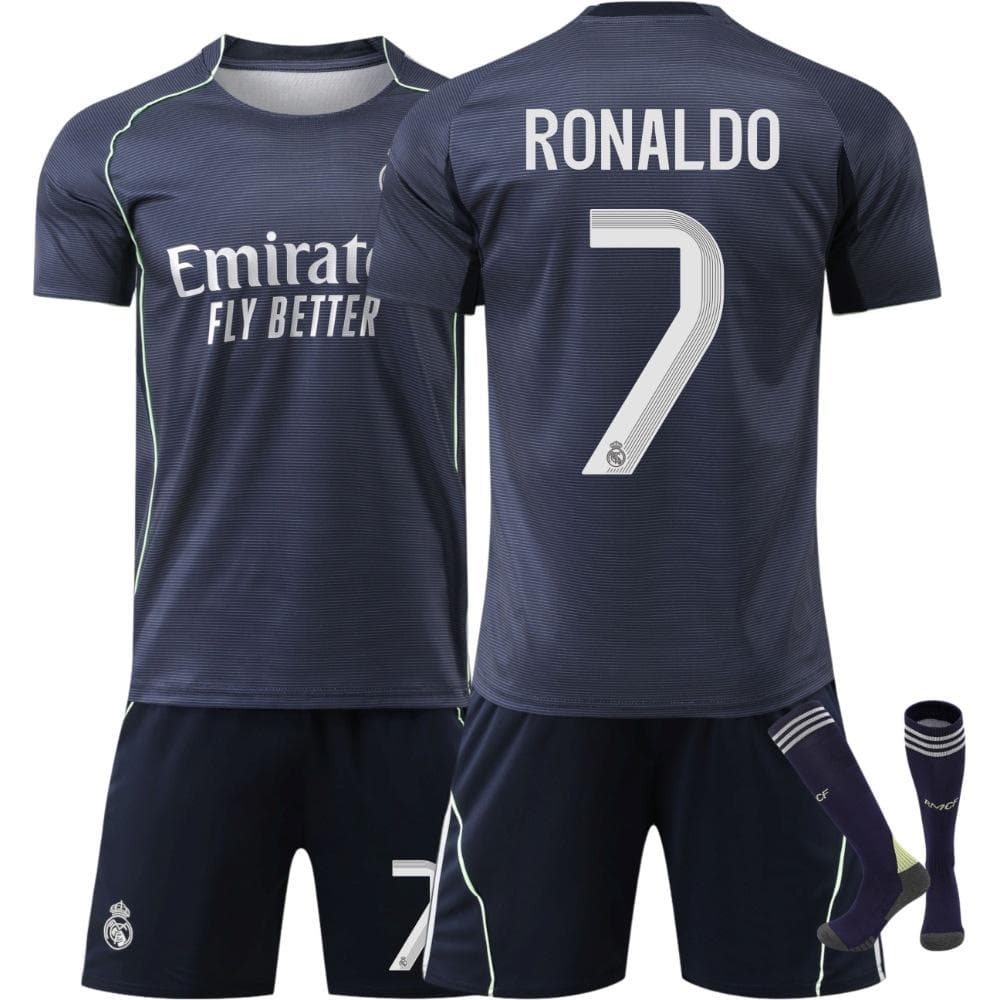 25-26 Real Madrid Away Jersey Football Jersey for Kids and Adults RONALDO #7 22
