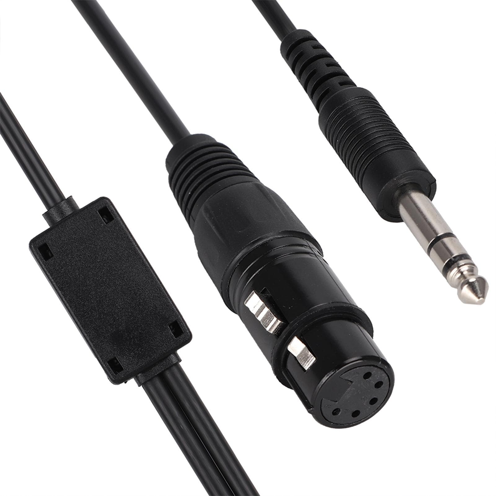 For Airbus XLR To GA Dual Plug 5 Pin Headset Adapter Cable Aviation Headphone Cable