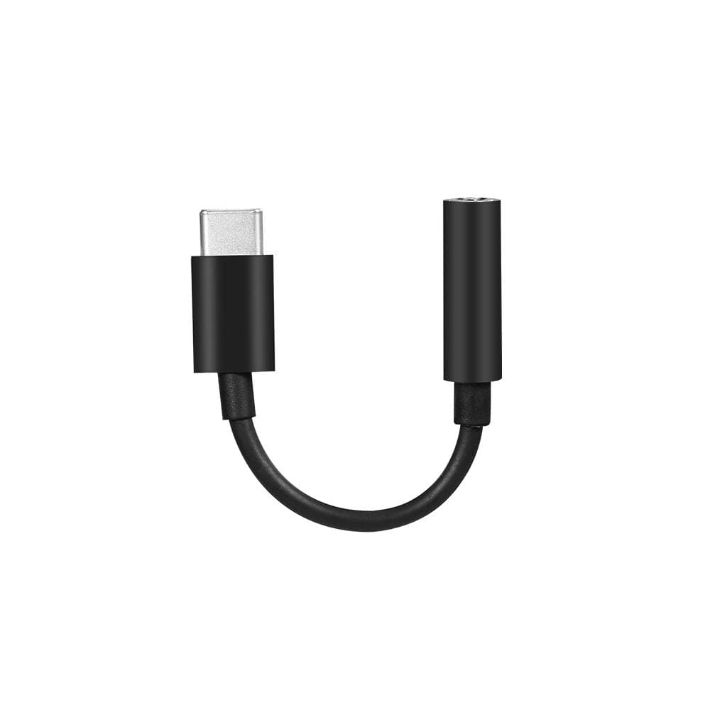 TypeC to 3.5mm Earphone Adapter USB 3.1 TypeC Male to 3.5 AUX Audio Female Jack Audio Adapter for black