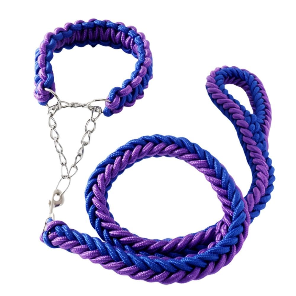 Pet Leashes Large Dog Leads Durable Knitted Dog Collar for Walking Running Mountains Pet Supplies