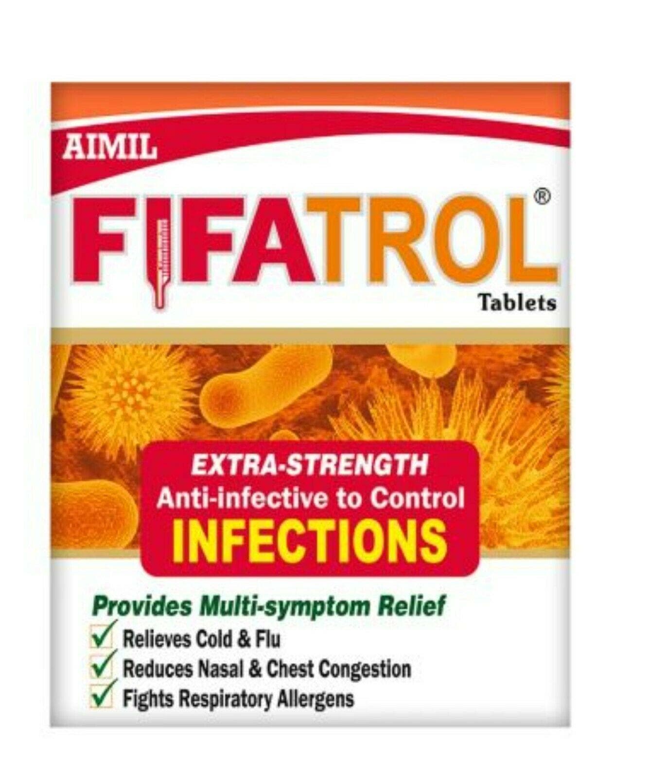 Pack of 5 X Aimil HERBAL Fifatrol 30 Tablets Natural Immunity Booster For Stamina & General Wellness