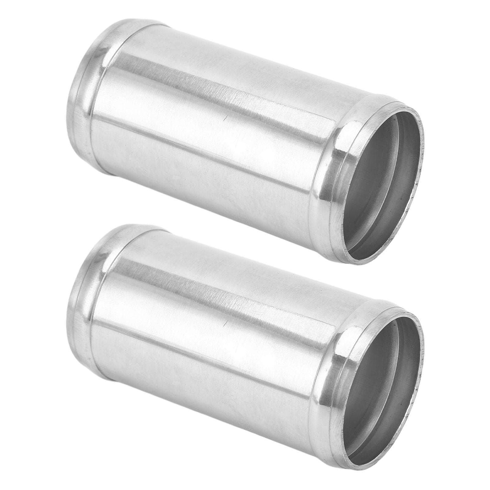 1Pair Hose Joiner Pipe Connector 50mm Excellent Sealing Firm Clamping Heat Resistant Aluminum Alloy