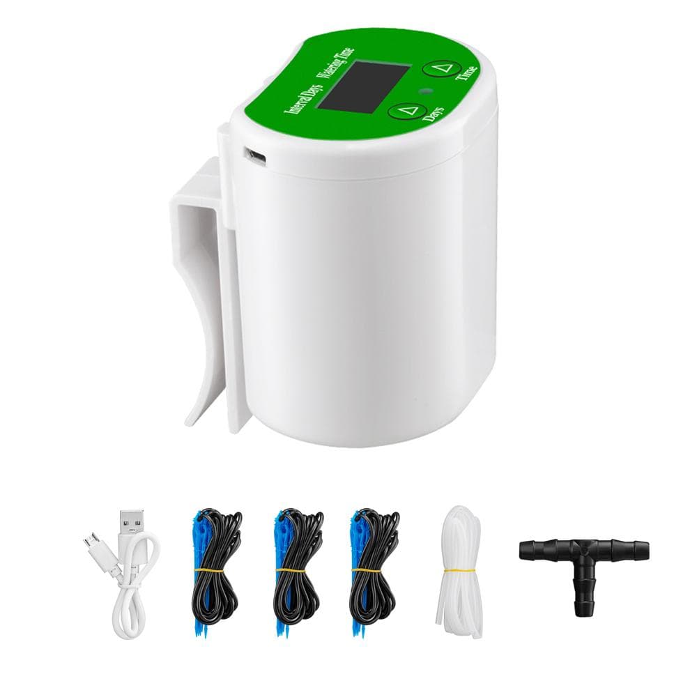 Automatic Watering System Timed Waterer Device Garden Terrace Drip Irrigation Kit for Potted Plants for 12 Pots Plants