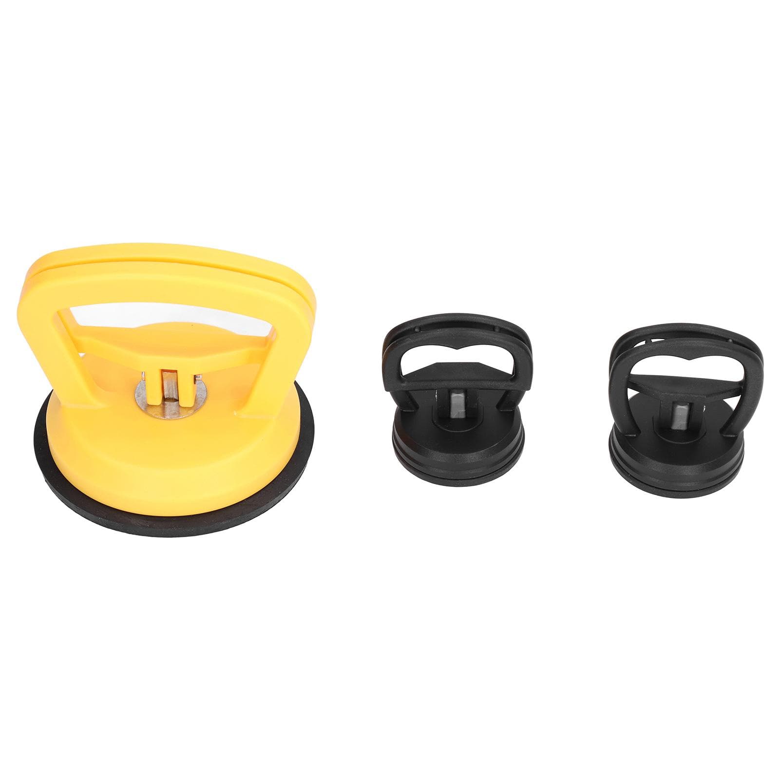 3pcs Glass Suction Cup Heavy Duty Ceramic Tile Moving Lifter with Handle for Cellphone Car
