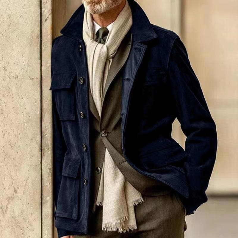 The new spring and autumn fit men's casual jacket windbreaker XXL