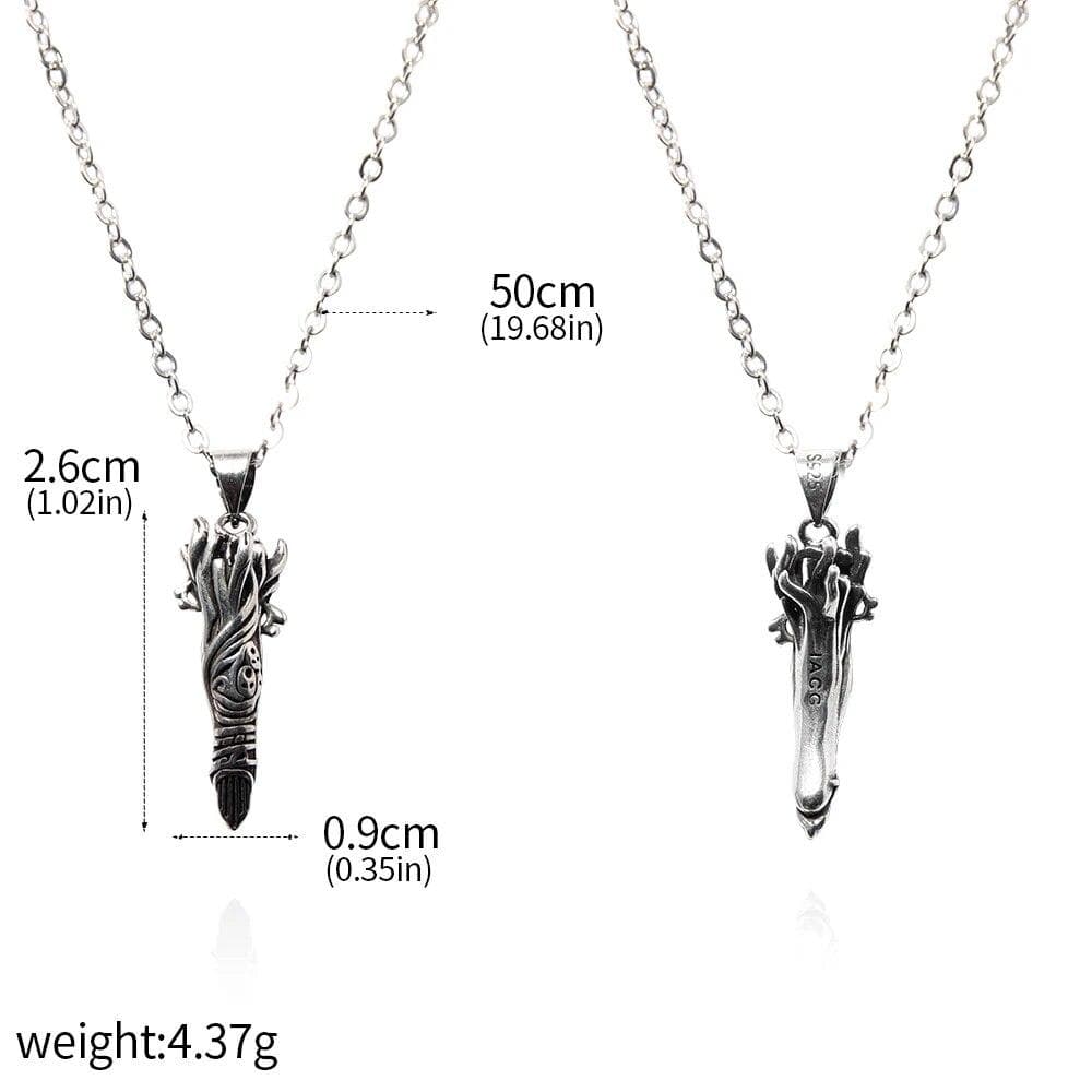 Anime Jujutsu Kaisen Necklace Ryomen Sukuna Itadori Yuji Cosplay Unisex Pendant Choker Jewelry Accessories Halloween Gift