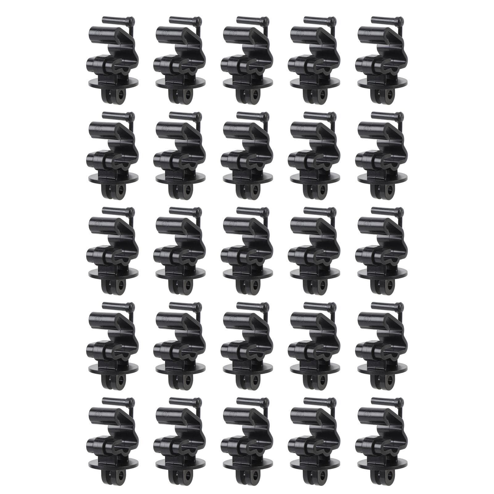 25PCS T Post Insulators Electric Fence Pinlock Insulator Wire Holding Clips for Farm and Garden