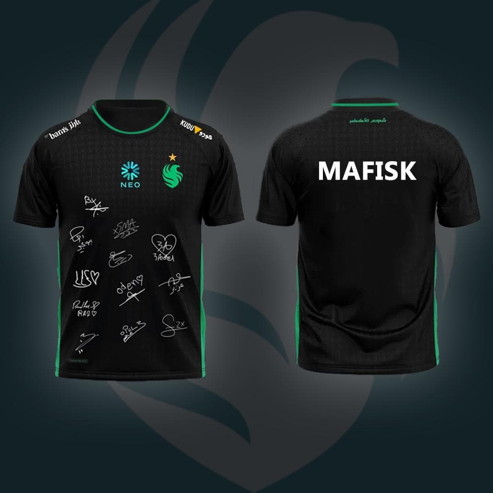 2025 New Counter-Strike2 Team Falcons Esports Uniform Jersey Breathable Sports Sports Fashion Fans Gift Tshirts Loose Tops M