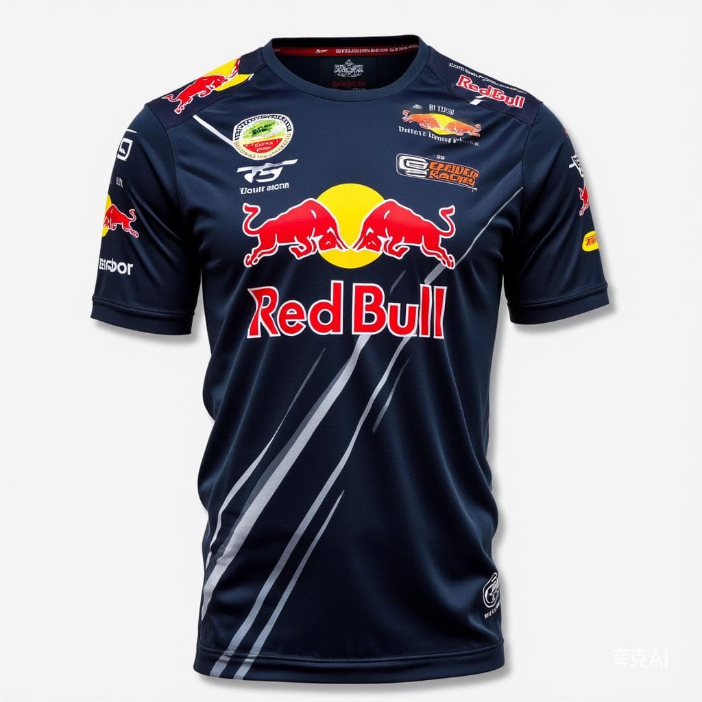 Men's Summer Red Bull High-end Brand Short-sleeved T-shirt Fashionable Loose Top Outdoor Extreme Sports Red Bull Cycling Suit 6XL