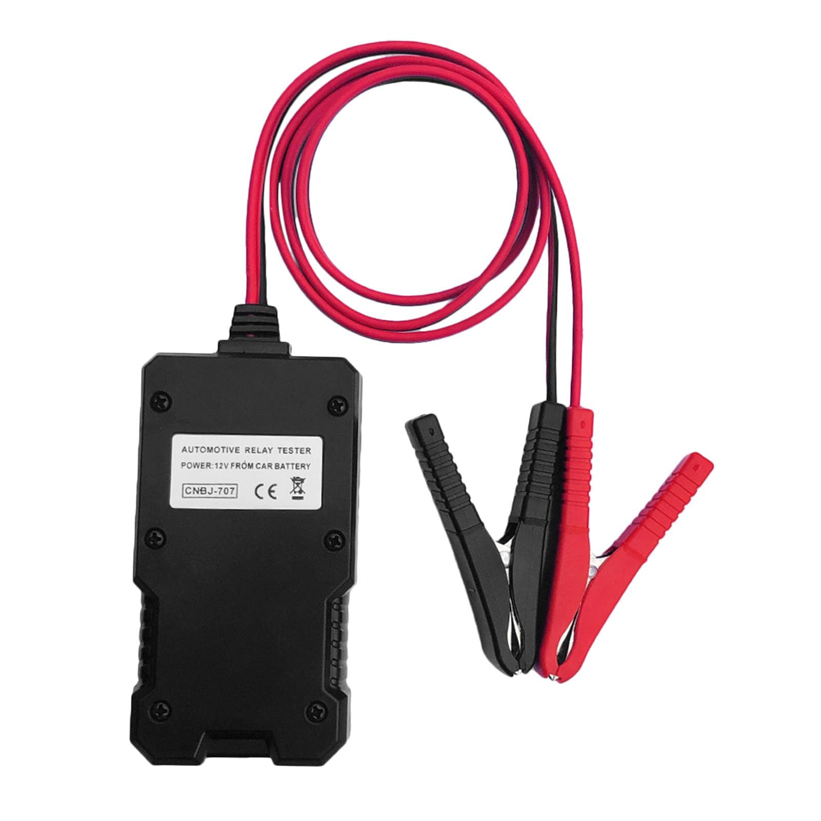 12V Car Battery Checker Electronic Relay Tester with Clips Auto Relay Diagnostic Tool