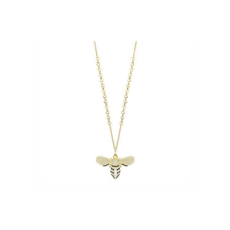Swarovski Lisabel Gold Plated Sweater Chain Necklace Women necklace 5394212 Box (Random Color)