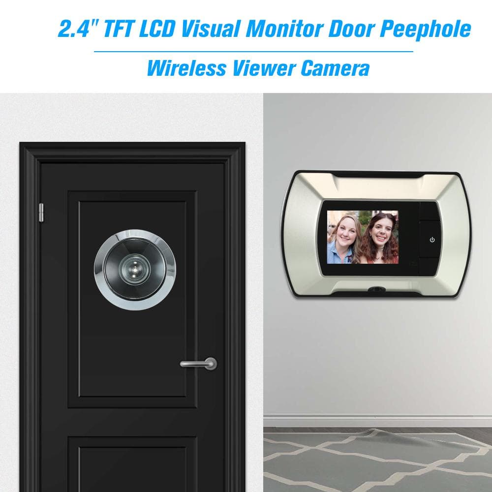 2.4  TFT LCD Visual Monitor Door Peephole Wireless Viewer Camera Digital Electric Peephole Doorbell