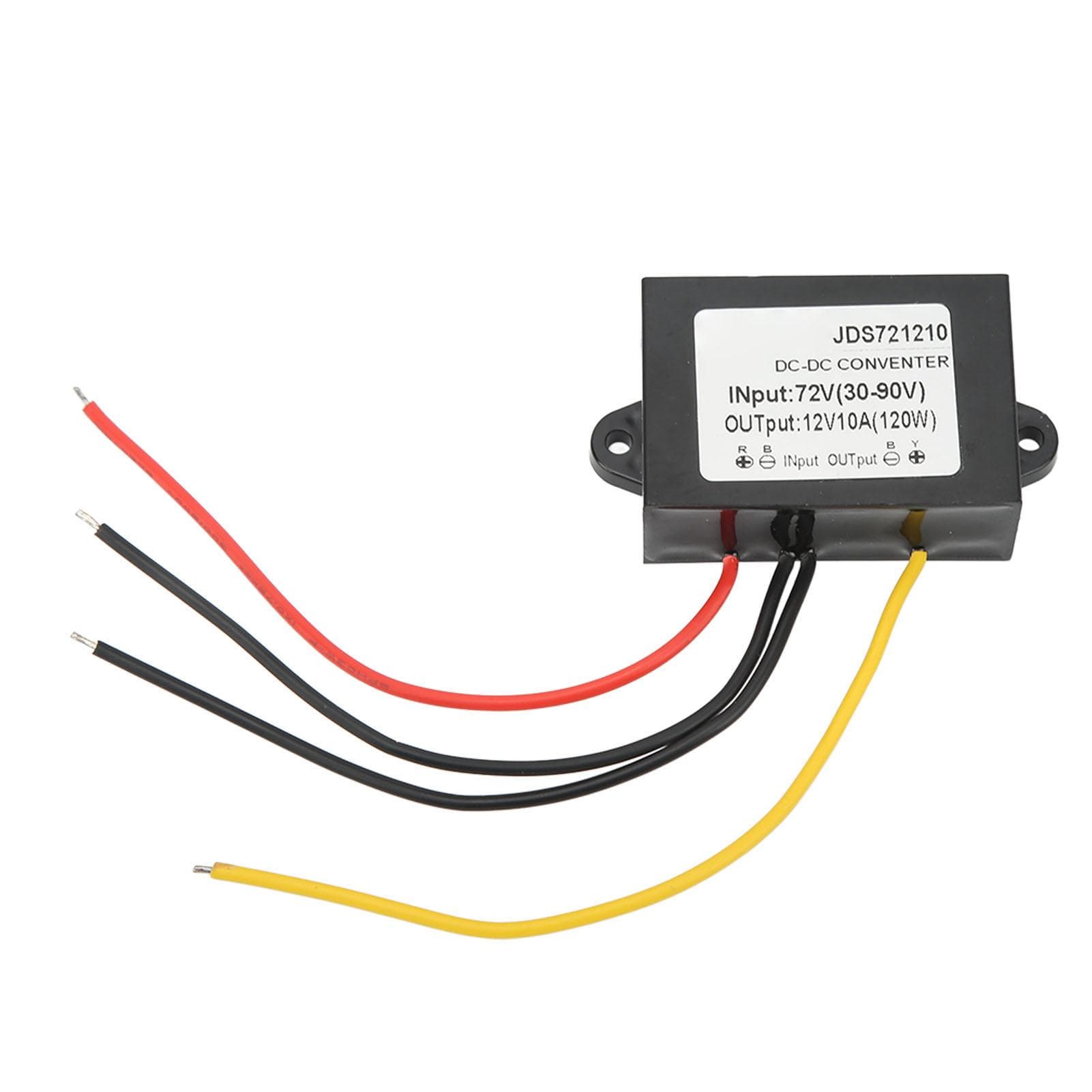 Buck Converter IP67 Waterproof DC 72V to DC 12V 10A Voltage Converter Module for Vehicle