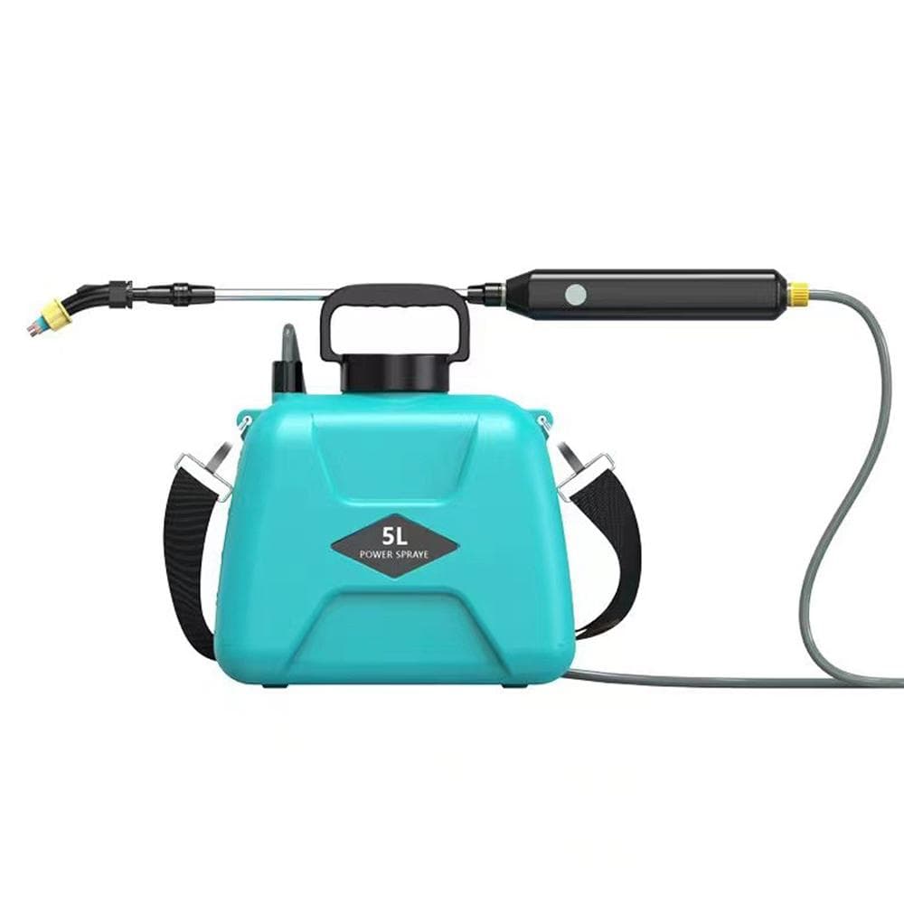 Shoulder Type Electric Gardening Sprinkler Garden Plants Watering Device Flowers Spraying Machine blue