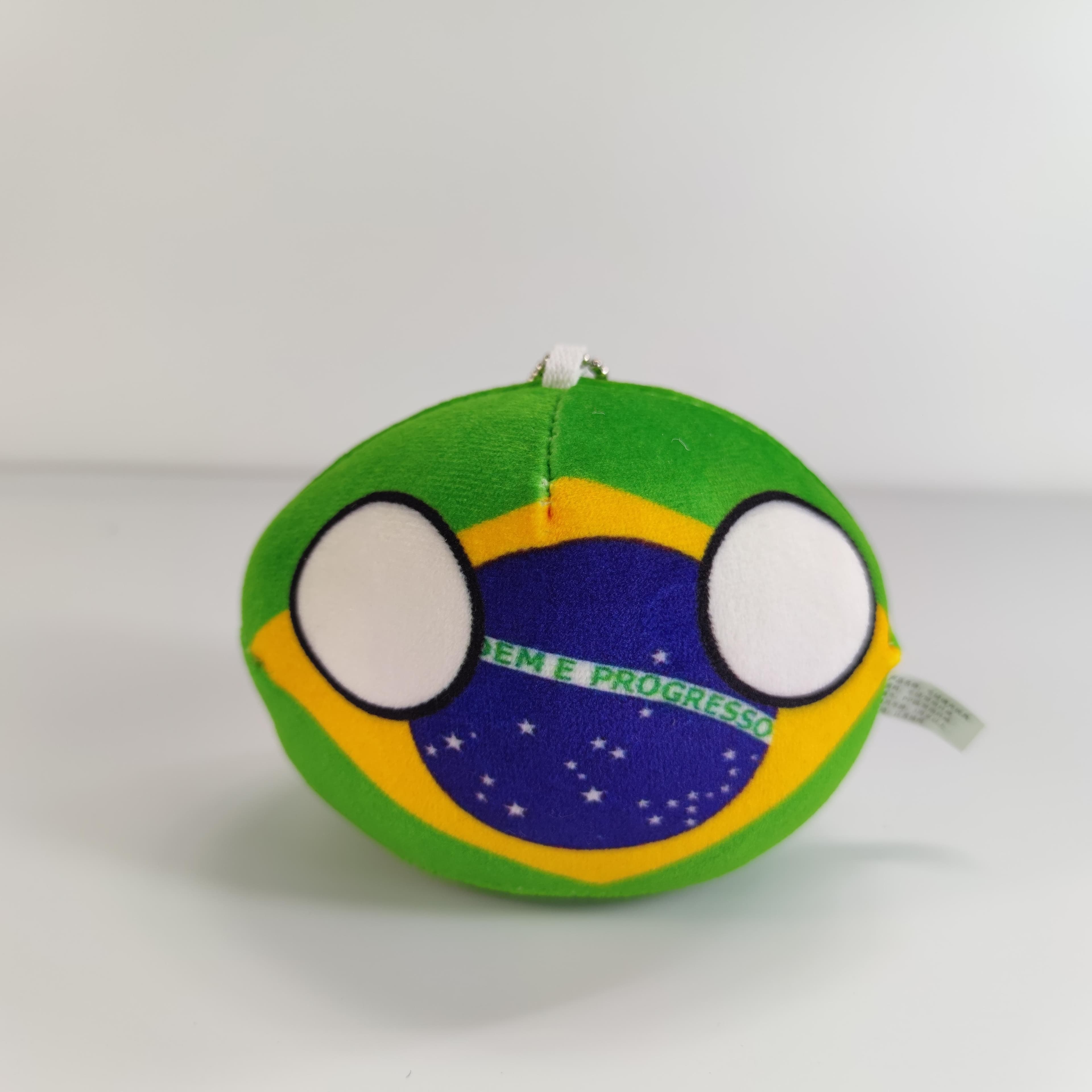 10cm Polandball Mini Plush Toy Kazakhstan Israel Palestine Iraq Egypt Countryball Anime Peripheral Gifts Brazil