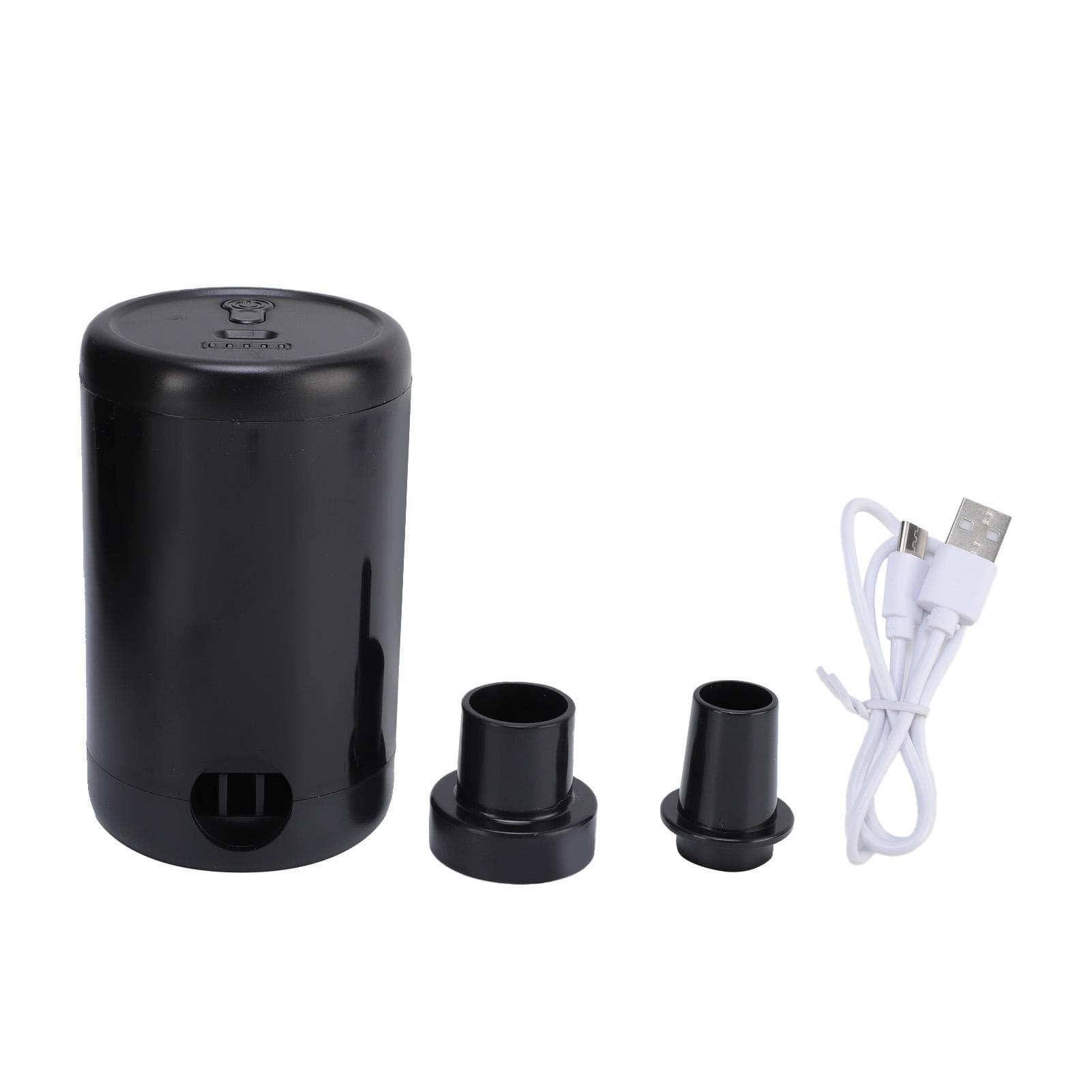 Electric Air Pump Small Cordless USB Rechargeable Air Pump Quick Fill Mattress Inflator for Home