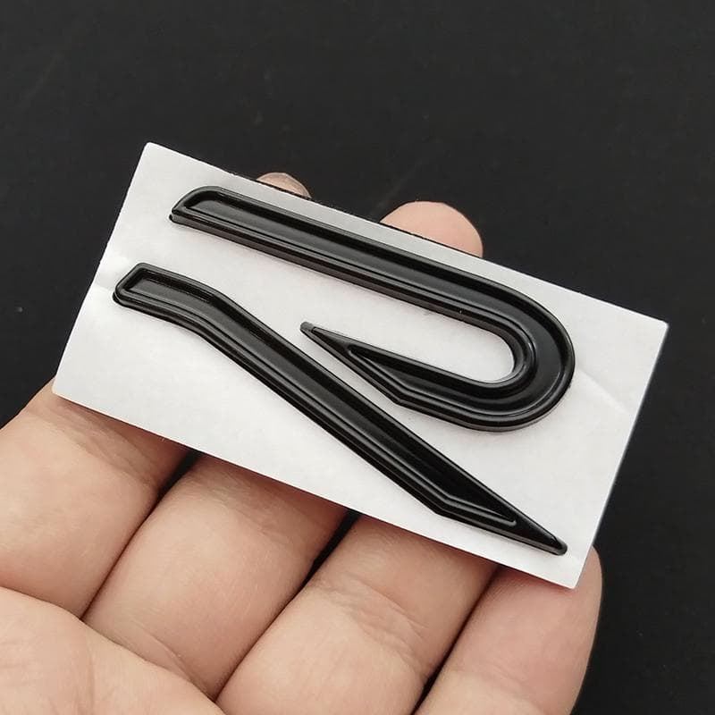 For VW VOLKSWAGEN 2026 New 3D Metal R Logo Badge Emblem Car Body Tail Trunk Decals Sticker For VW Volkswagen GTI R Rline Golf Be