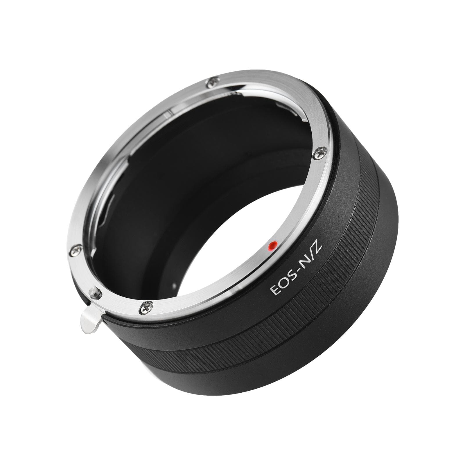 Manual Lens Mount Adapter Ring Aluminum Alloy for Canon EF Mount Lens to Nikon Z5/Z6/Z7/Z50 Z-Mount black