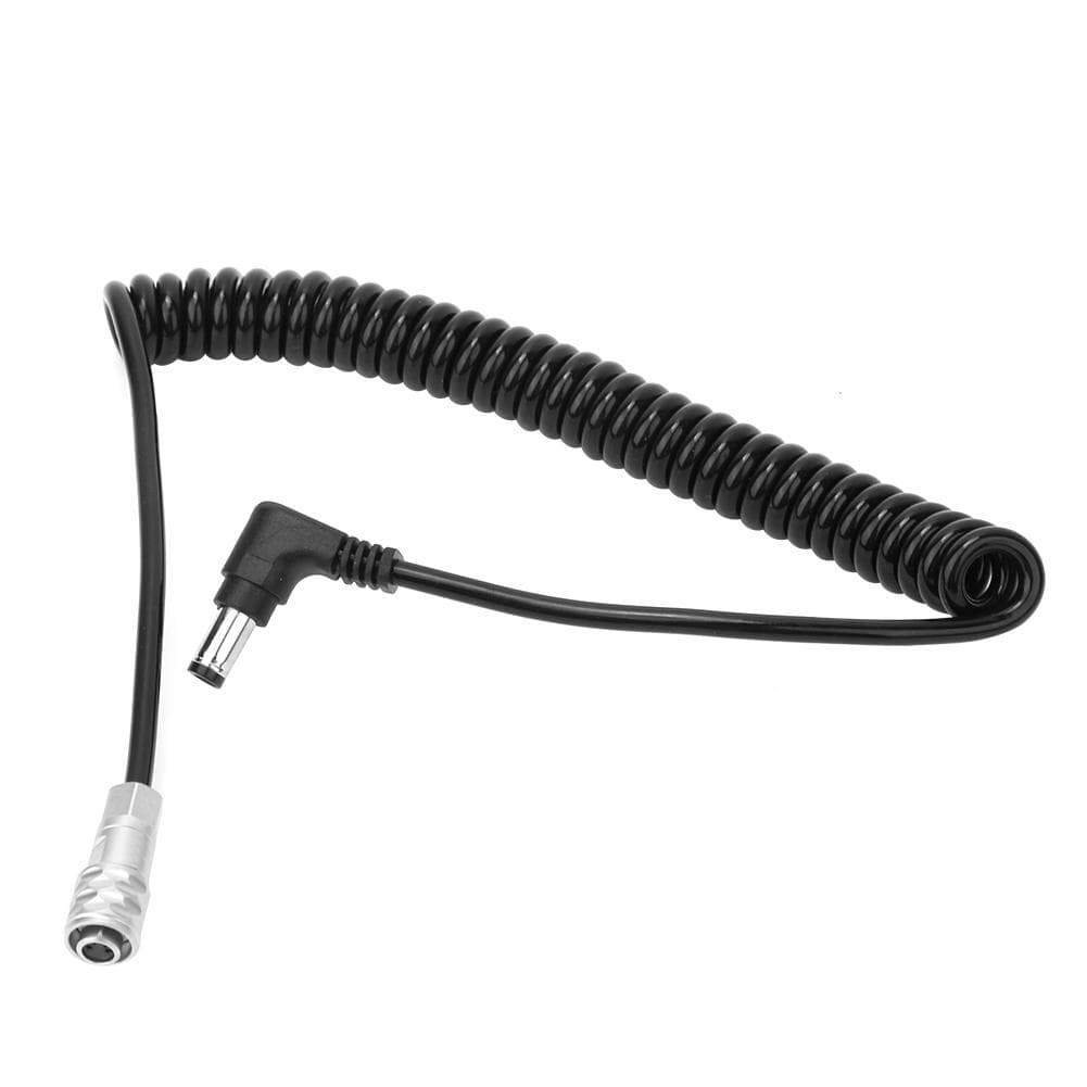 DC to 4K 2Pin Spring Power Cable for Blackmagic Pocket 4k Camera Replacement Accessory