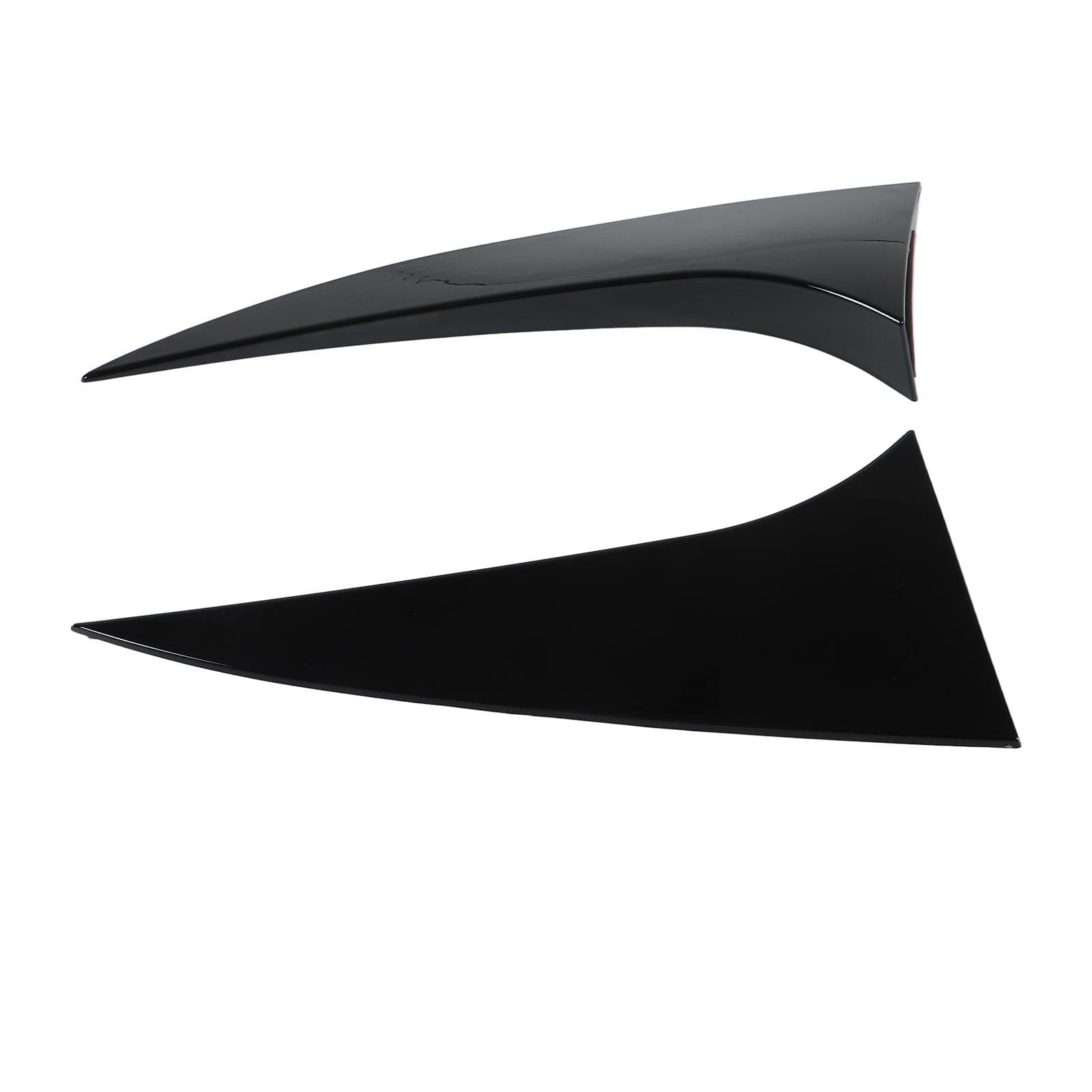 2pcs Glossy Black Rear Window Side Spoiler Wing Car Accessories Replacement for Hyundai IX35