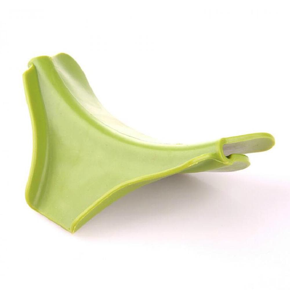 Kitchen Gadgets Silicone Funnel Tools Anti-spill Water Soup Funnel Pots and Pans Round Rim