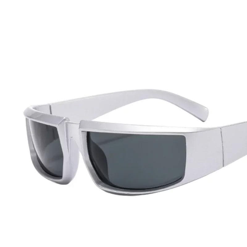 Y2K Sports Sunglasses Women Punk Goggle Luxury Designer Sun Glasses Men Silver Shades UV400 Eyewear Oculos De Sol