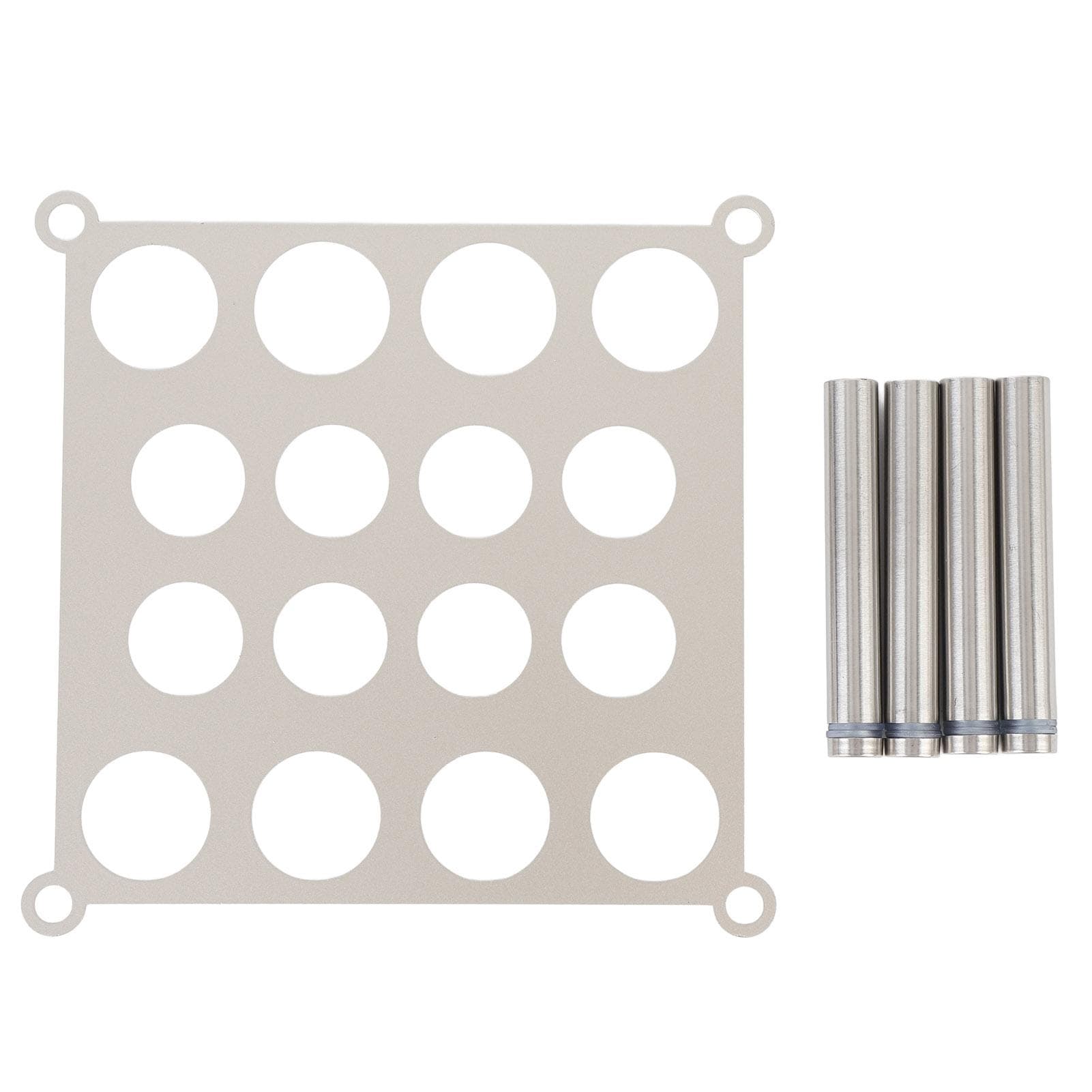 Chess Piece Making Holder with 4 Legs Foursquare Metal Stand for Silicone International Chess