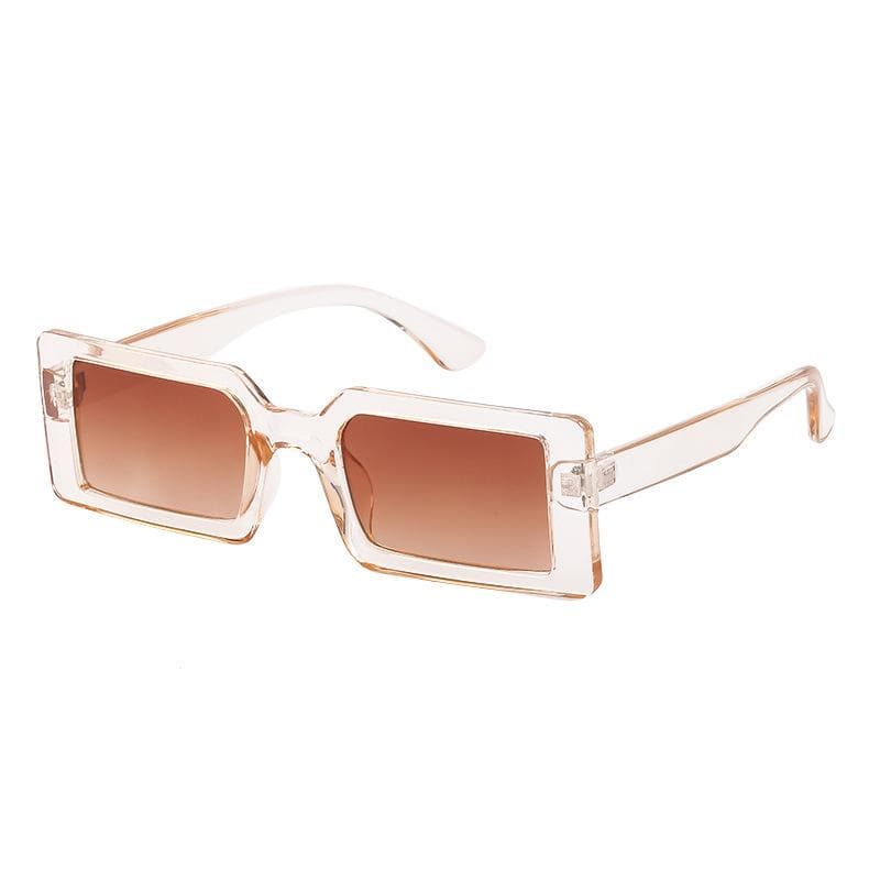 Small Rectangular Woman Sunglasses Retro Designer Square Vintage UV400 Lenses Zonnebril Dames Gafas De Sol As shown in the figu