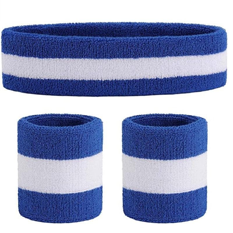 Sports headscarf and wristband combination three-piece set, strong factory spot supply, headband,
