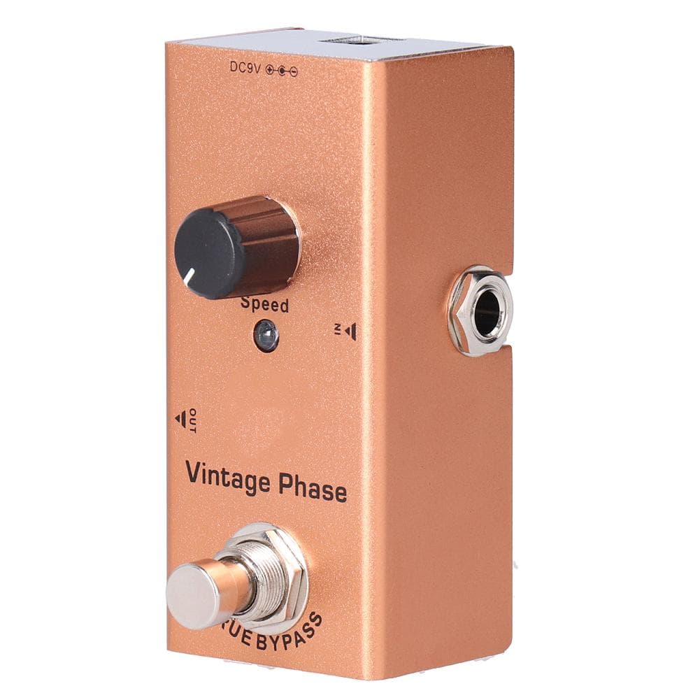 Vintage Phase Electric Guitar Effect Pedal Single Mini Phaser DC 9V JDF?6 Guitar Accessories