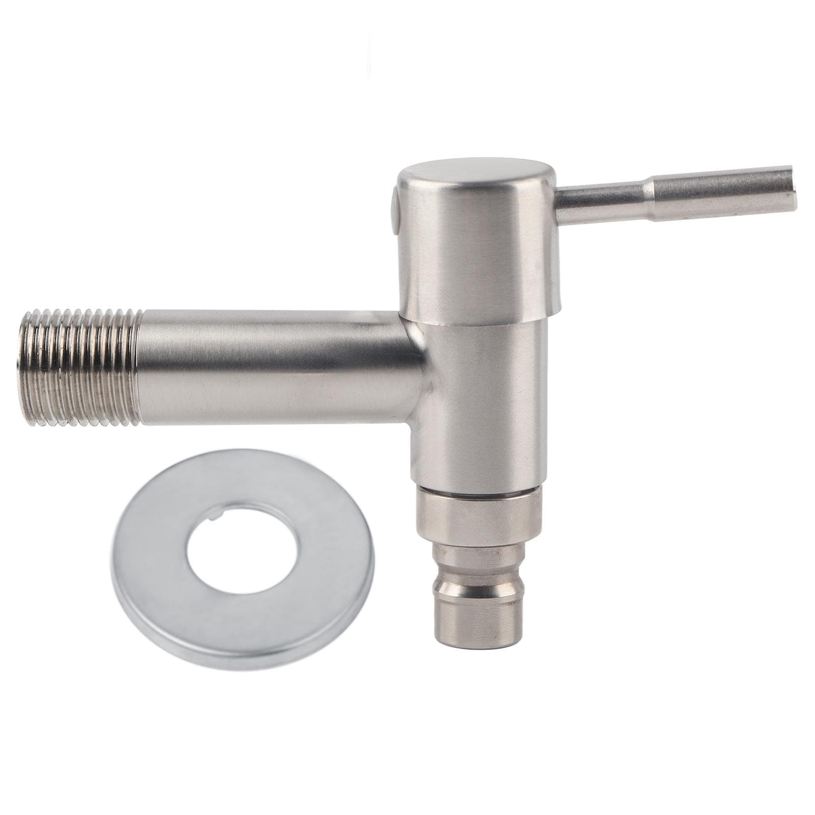 G1/2 Stainless Steel Washing Machine Wall Mounted Water Faucet Mop Pool Single Cold Tap