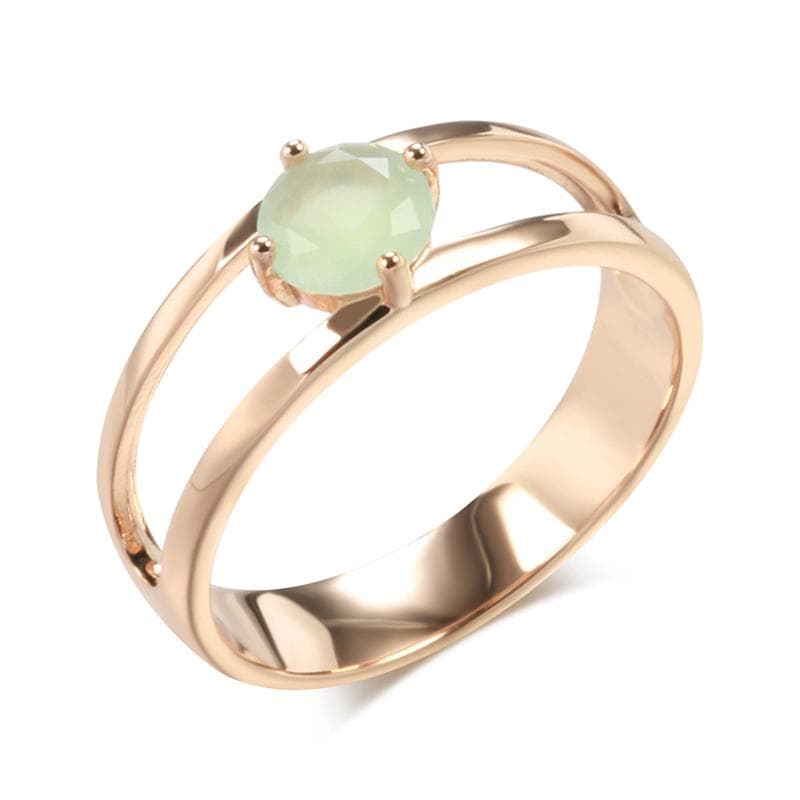 Emerald Zircon Rings For Women Kinel Simple Design Fine Jewelry Easy Matching Ring 8