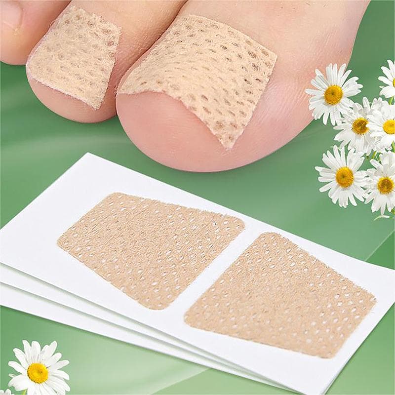 Nail Repair Patch Grey Fungal Nails Thickening Soft Paronychia Treatment Anti Infection Correction Sticker 50PCS nude