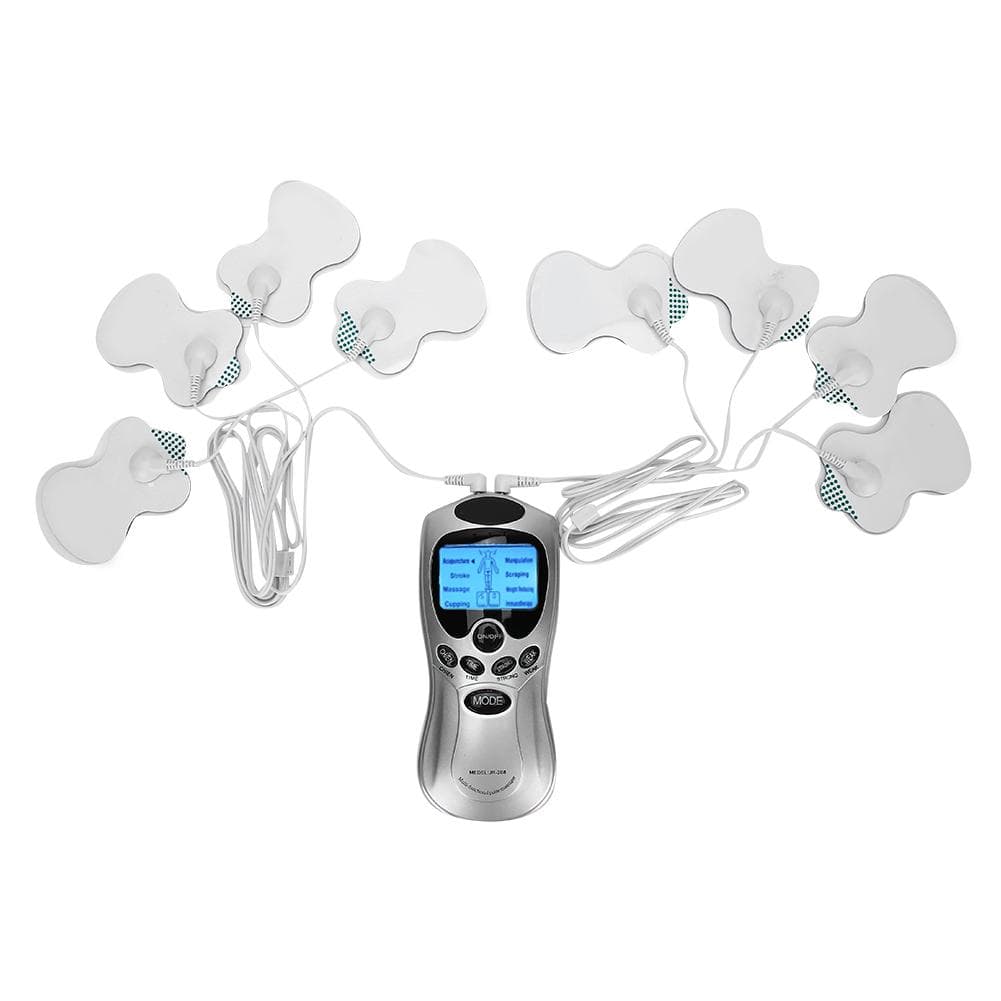 Electric Digital Pulse Massager Pain Relief Electrode Muscle Stimulator Therapy Machine