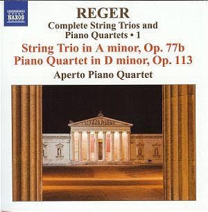 CD REGER, APERTO PIANO QUARTET - Complete String Trios & Piano Quart 8570785 Naxos Non Japan Classical Used