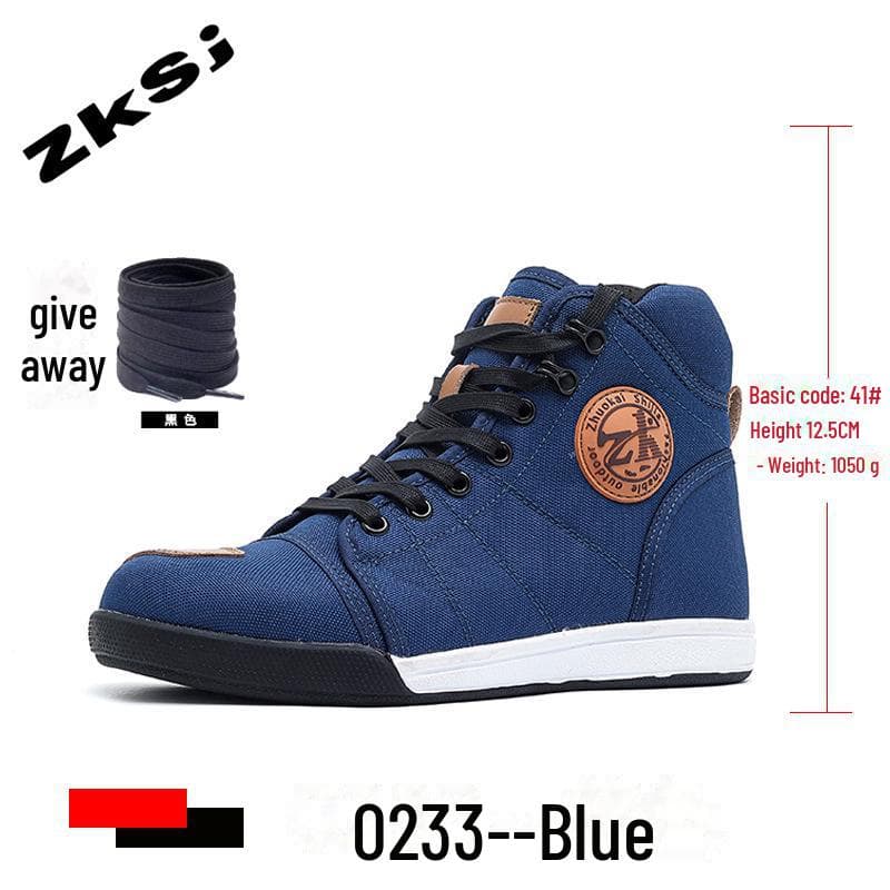 All-Season Breathable Motorcycle Riding Boots - Anti-Fall, Road Racing & Parkour Shoes 46