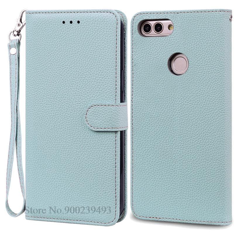 For Huawei P Smart 2018 Case FIG-LX1 Leather Wallet Flip Case For Huawei P Smart Case FIG-LX1 5.65 inch Case Coque Fundas Shell P Smart 2018 FIG-LX1